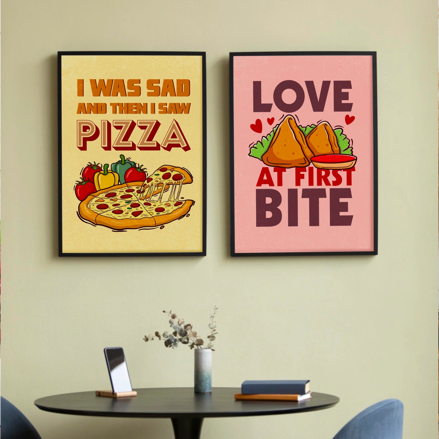 Cafe Poster | Set of 3 Wall Art