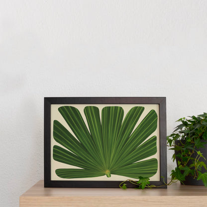 green leaf wall art