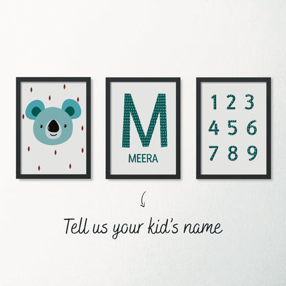 Nursery Name Koala Set