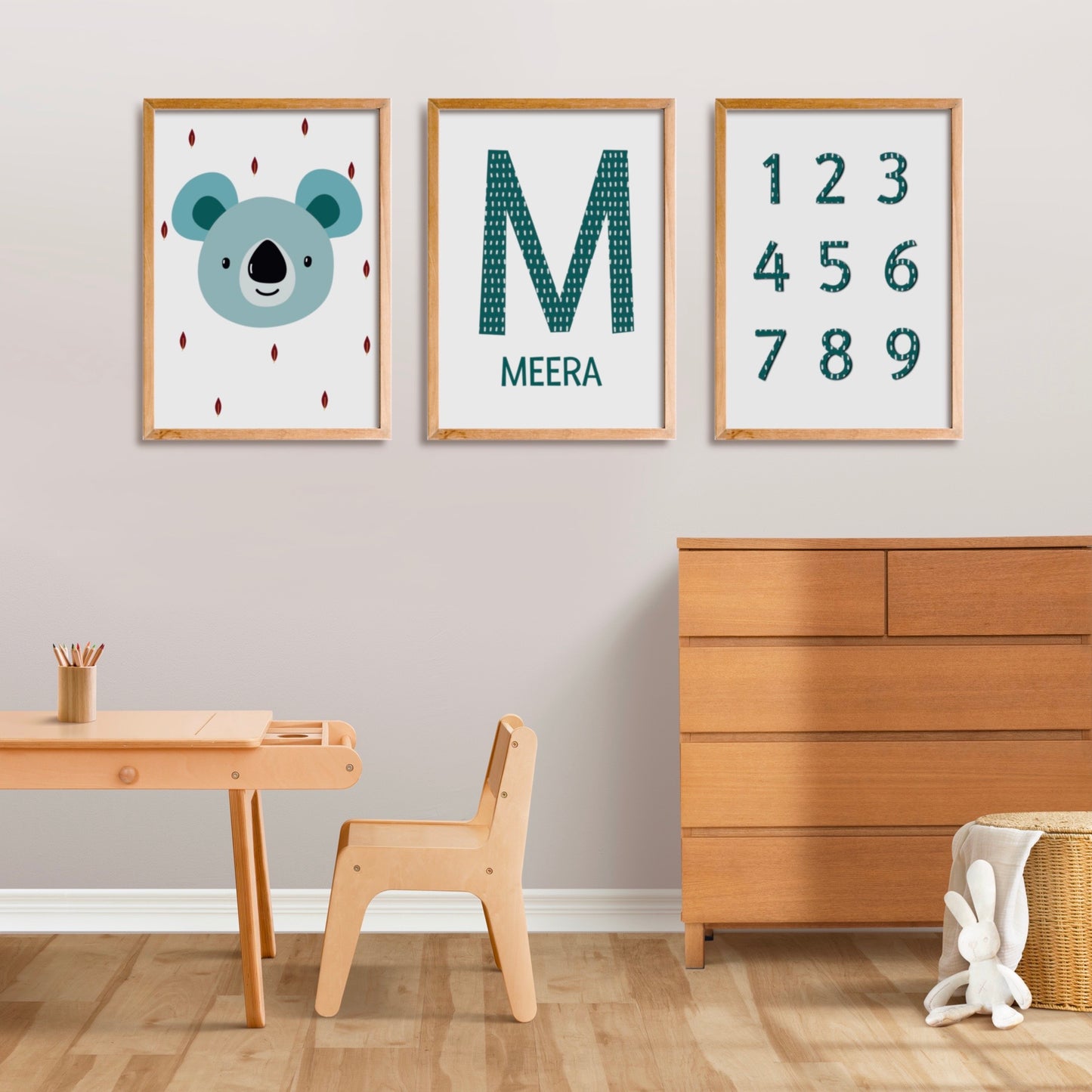 Nursery Name Koala Set